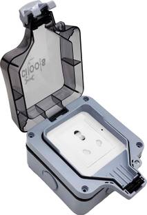 amiciTools Waterproof Power Socket, 6/16Amp Outdoor Electric Switch Socket Box 13 A Five Pin Socket