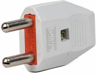 ZOREZA Durable 2-Pin Plug Top | High-Quality Electrical Power Plug 2 A Two Pin Socket