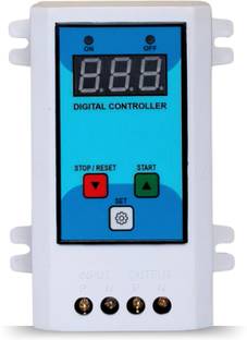 XM-INDIA Digital ON OFF Starter switch with Overload, Under Load, High-Low Volt protect 20 A Two Pin Socket