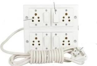 BAHUL 4METER LONG WIRE smallPLUG 5 A Four Pin Socket
