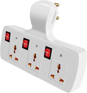 बायर चॉइस Multi Plug Socket 2 Sockets 2 Pin & 2 Sockets 3 Pin Cordless Extension Board 3 सॉकेट सर्ज रक्षक