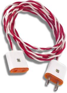 HI-PLASST 2 Pin Flexible Male-Female extension wire 2 yard Extension Cord for Multipurpose Use,Festive Decorations,Diwali,Christmas,etc Two Pin Plug