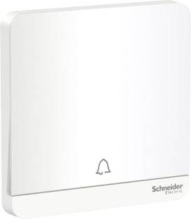 Schneider Electric AvatarOn, push button for doorbell, 10A, 250V, WHITE 10 A One Way Electrical Switch