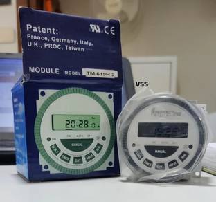 Divinext TM619H-2 30A 4PIN 230VAC Frontier Digital Timer Programmable Electronic Switch 10 A One Way Electrical Switch