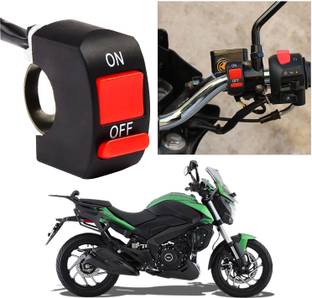 SORAX Universal Handlebar Fiting Switch DC 12V for Motorbike Fog Lamp Headlight Switch 16 A One Way Electrical Switch