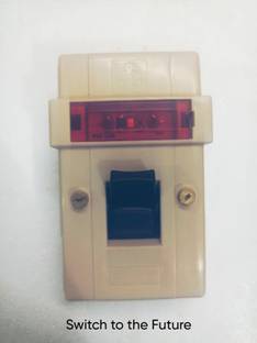 ANCHOR (5037) Penta 32A, Surface DP Switch With Neon - Ivory (Pack of 2) 32 A One Way Electrical Switch