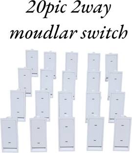 SARA flat modular switch 10 A Two Way Electrical Switch