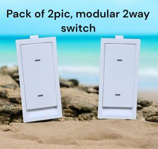 SARA flat modular switch 10 A Two Way Electrical Switch