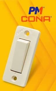 PM Cona WAWA (9001) 6 A One Way Electrical Switch