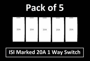 Sauran 20 A One Way Electrical Switch