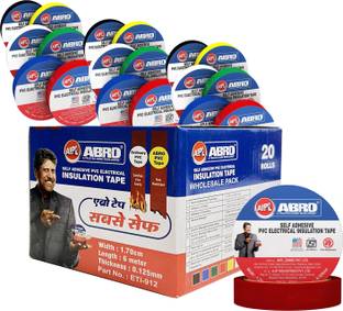 ABRO PVC Tape ISI Marked Genuine Insulation Electrical - Electric Wire Tape - Fire Retardant