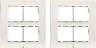 PM Cona Status Square 8M (10709) Pack of 2 Plates Wall Plate