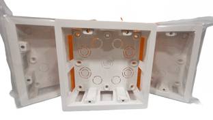 Amp exchange 8m(s) serface modular box/ open pvc box(3pic)pack Wall Plate