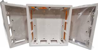 Amp exchange 18m serface modular box/ open pvc box(3pic)pack Wall Plate