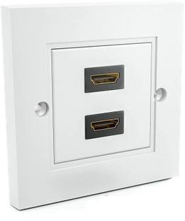 Paruht HDMI Multimedia Modular Wall Socket Face Plate Socket Plug Jack Cable or Adapter Wall Plate