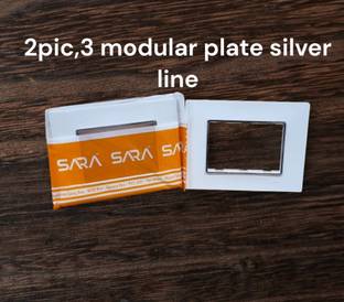 SARA 3m modular plate silver crome(2 pic) Wall Plate
