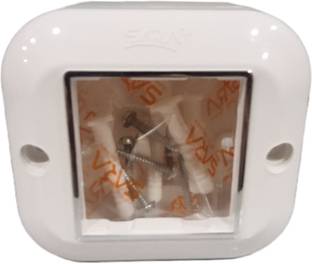 Amp exchange 3m silver line modular box/4*3 open pvc box(5pic)pack Wall Plate