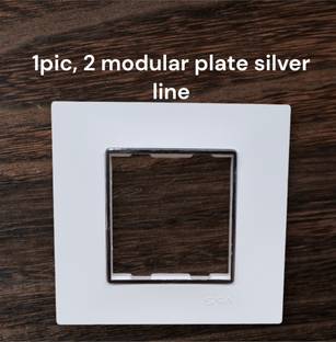 SARA 2m modular plate silver crome(1 pic) Wall Plate