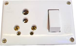 SS TRADER SS TRADER Switch Socket Combined Extension Box for Cooler Wall Plate