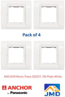 ANCHOR Roma Tresa (30227-Pack of 4) 2M Plate Wall Plate