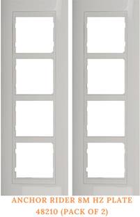 ANCHOR RIDER 8M HORIZONTAL PLATE- 48210 (PACK OF 2) Wall Plate