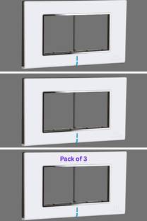 PM Cona Axis (10704) 4M Plate with LED Indicator (Pack of 3) Wall Plate