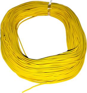 Steko 75 Meter (YELLOW) 14/36 PVC Copper 0.4mm DC Wire Multipurpose Use 0.4 sq/mm Yellow 75 m Wire