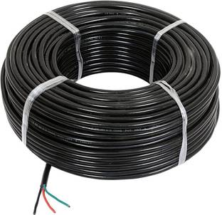 Lipzie PVC 1 sq/mm Black 2 m Wire