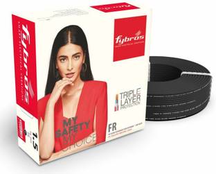 Fybros FR 1.5 sq/mm Black 90 m Wire