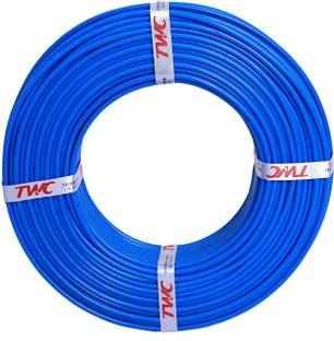 TWC एक्टिव FR PVC 4 sq/mm नीला 45 m वायर