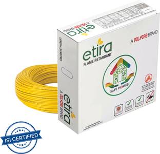 Polycab Etira 6 sq/mm Yellow 90 m Wire