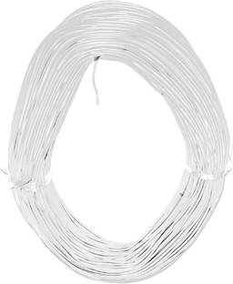 Wizzo PVC WIRE 0.4 sq/mm White 76 m Wire