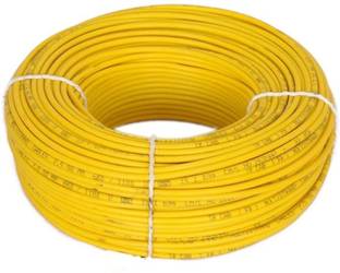 FINENLY Nly 1.5 sqmm Copper Multi strand PVC Electrical wire 1.5 sq/mm Yellow 90 m Wire