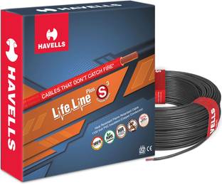 HAVELLS HRFR PVC 2.5 sq/mm Black 90 m Wire