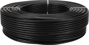 TRICOM 0.15mm Tinned Copper, (8x30 Multi 6 CORE Cable) 0.15 sq/mm Load Cell 14 sq/mm Black 100 m Wire