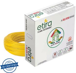 Polycab Etira 1.5 sq/mm Yellow 90 m Wire