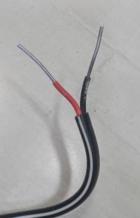 GrahLogy 6mm Twin Flat Wire Aluminium 82 Meter Heavy Duty Service Line Cable PVC Coated 6 sq/mm Black 82 m Wire