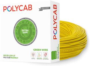 Polycab Maxima Plus 1 sq/mm Yellow 90 m Wire