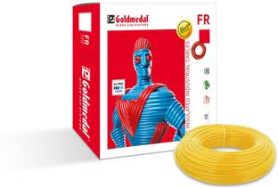 Goldmedal FR Grade PVC Compound 0.75 sq/mm Yellow 90 m Wire