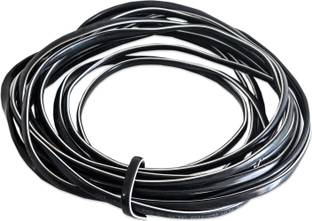 Smuf Aluminium Double Core Heavy Load Handle Capacity Cable 1 sq/mm Black 10 m Wire