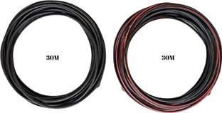 DAYSTAR SOLAR Polycab DC Cable XLPO UV Protected 4 sq.mm tin plated copper cable 4 sq/mm Multicolor 30 m Wire
