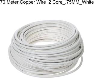 JELECTRICALS PVC 0.75 sq/mm White 70 m Wire