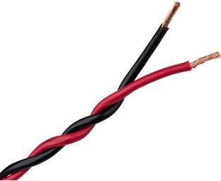 kathiriyas TRICOM-red black twisted wire 1 sq/mm Red 50 m Wire