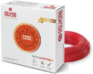 Polycab Optima Plus 4 sq/mm Red 90 m Wire