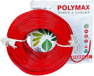 Polymax PVC Single Core 1 sq/mm Red 90 m Wire