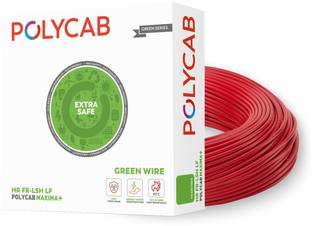 Polycab Maxima Plus 1 sq/mm Red 90 m Wire