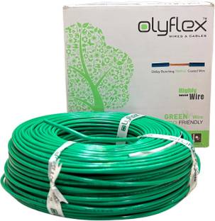 Olyflex Advanced Triple Layer 1 sq/mm Green 90 m Wire