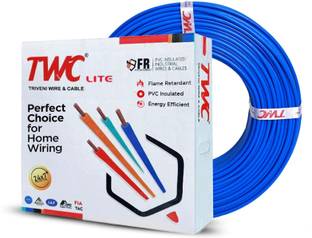 TWC Lite FR PVC WDWDWD 0.75 sq/mm Blue 90 m Wire