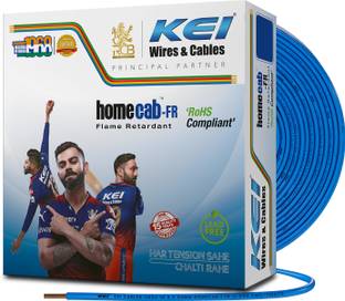 KEI FR PVC 0.75 sq/mm Blue 90 m Wire