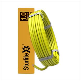 Sturlite PVC 1 sq/mm Yellow 45 m Wire